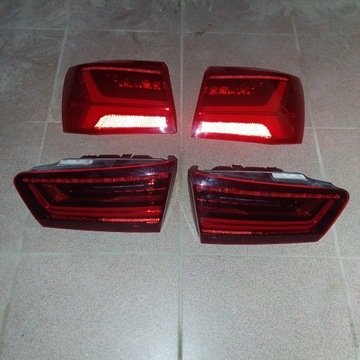 Audi a6 c7 lift kombi lampa tylna komplet matrix