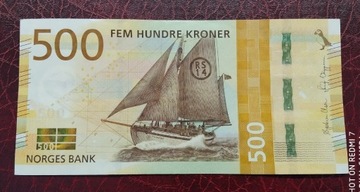 Norwegia 500 kron  2018 XF+