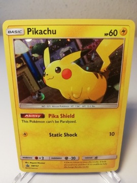 Karta Pokemon Pikachu SM157