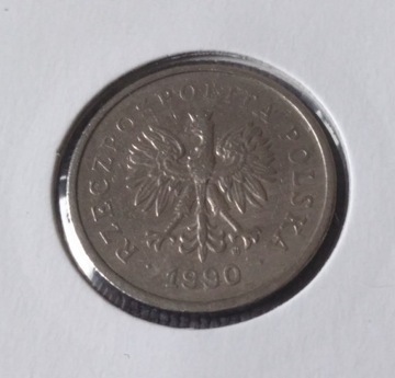 1 zł złoty 1990 r obiegowa 