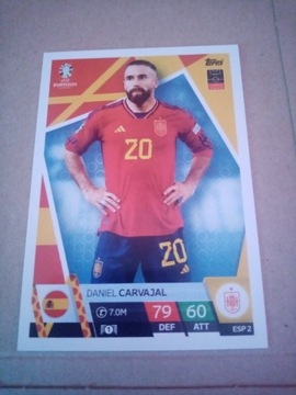 Euro 2024 topps DANIEL CARVAJAL ESP 2 