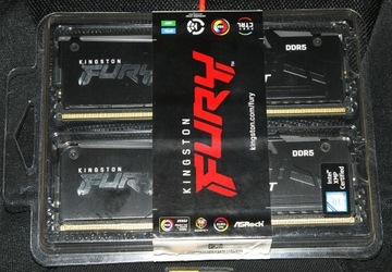 Sprzedam używane pamięci DDR5 f-my KINGSTON