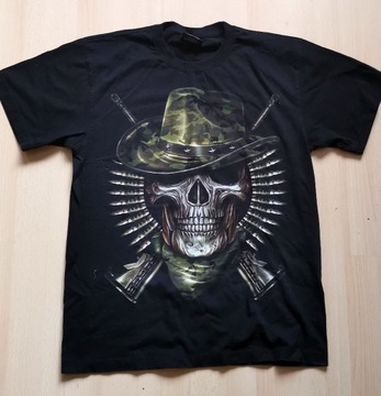 koszulka t-shirt Roob Chang skull czaszka L