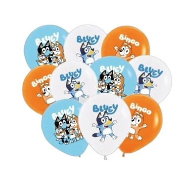Zestaw balonów Urodziny Bluey 