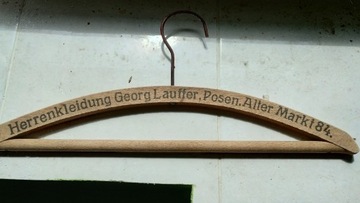 Wieszak. Georg Lauffer, Posen.