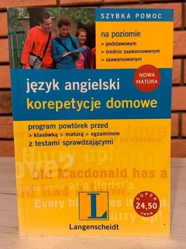 JĘZYK ANGIELSKI - KOREPETYCJE DOMOWE