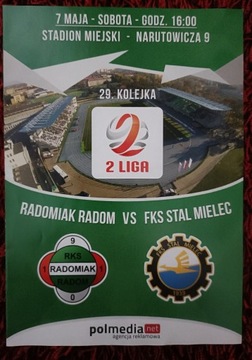 Program Radomiak Radom - Stal Mielec sezon 2015/16