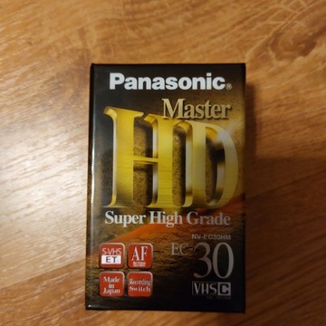 Kaseta VHS-C Panasonic 30 Master HD Super HG NOWA