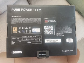 Be Quiet Pure Power 11 FM 1000W ,80+ Gold, gw pl