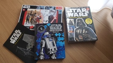 StarWars zestaw: puzzle Trefl 260+książka nowa