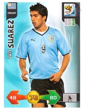 PANINI WORLD CUP 2010 AFRICA SUAREZ URUGWAJ