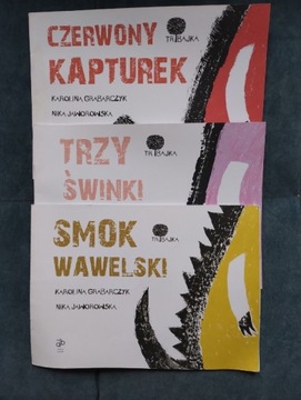 Tribajka x3.Świnki trzy/Smok Wawelski/Czerwony Kap