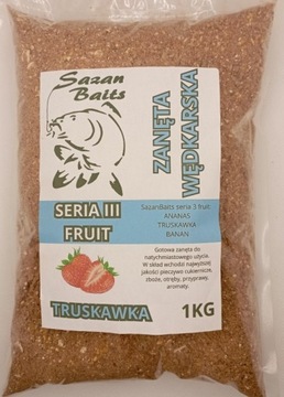 Zanęta wędkarska SazanBaits TRUSKAWKA 1KG