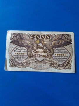 Niemcy 5000 marek 1922