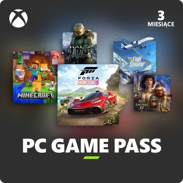 XBOX GAME PASS NA PC 90 DNI