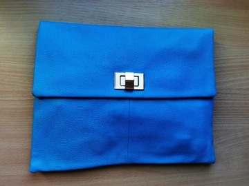 Nowa torebka niebieska kopertówka listonoszka