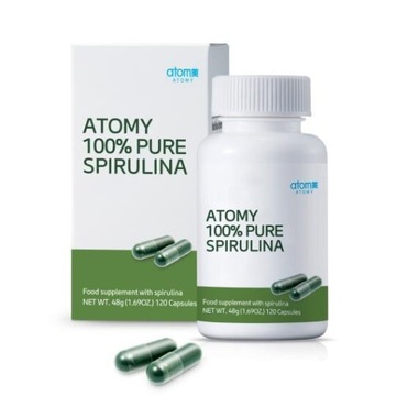 Czysta Spirulina 100% 120 kapsułek 