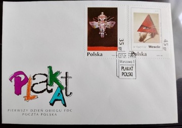 FDC 3410-3411  Plakat Polski (IV)