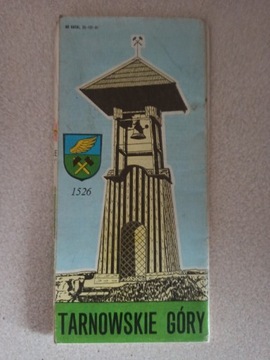 Tarnowskie Góry - plan miasta z 1985 roku