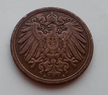 Niemcy-Cesarstwo 1 Pfennig 1898 A