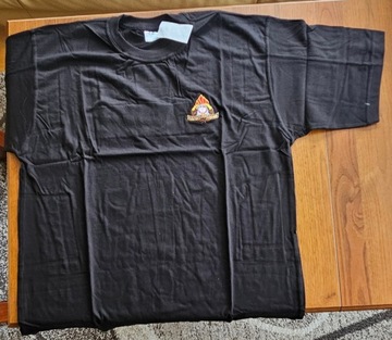 Koszulka STRAŻ POŻARNA - czarna - XL