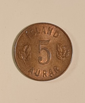 Islandia 5 aurar 1963
