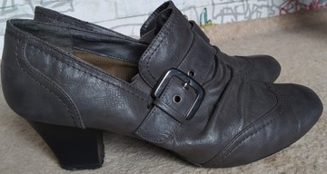 DAMSKIE BUTY rozmiar 40 SZARE DEICHMANN