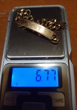 Bransoletka złoto 585  21cm 6.77g