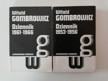 Gombrowicz Dziennik 1953-1956 1961-1966 komplet 