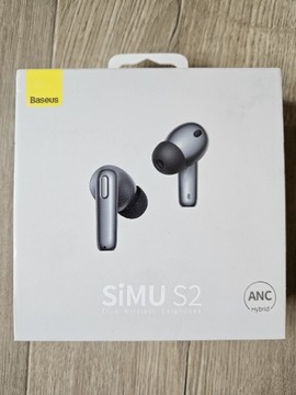Słuchawki bezprzewodowe Baseus Simu S2 (ANC)