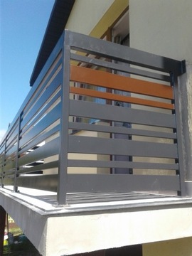 Balustrada balkonowa stalowa metalowa barierka