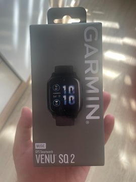 Garmin Venu Sq 2 Music Smartwatch, Czarny, 1.41”