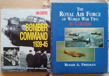 Bomber Command RAF in Colour dwa albumy 