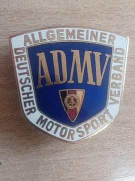 Odznaka emblemat na atrapę ADMV motorsport DDR