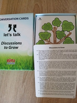 Karty konwersacyjne EIRU: Discussions to Grow