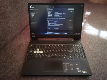 Laptop ASUS TUF Gaming Ryzen7 4800H GTX1660Ti +GRY
