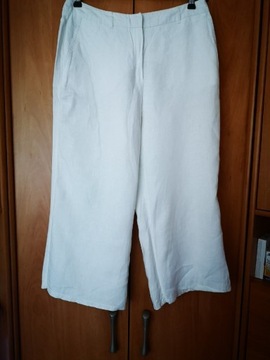 Spodnie letnie lniane r. M/L 40 Kappahl