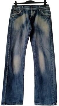 Zara Jeans męskie spodnie jeansy 31 40 M L niebieskie bawełna 