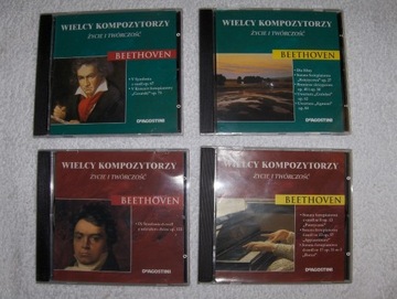 Wielcy kompozytorzy Beethoven  zestaw cztery płyty