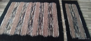 Tkane dywany z owczej wełny