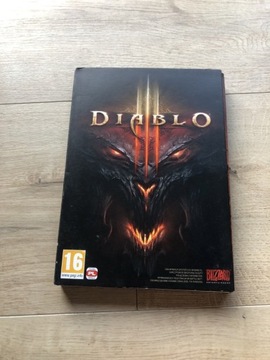 Diablo 3 III samo pudełko wykorzystany klucz PC