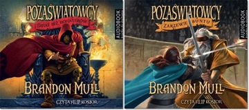 2x Audiobook CD: POZAŚWIATOWCY 1-2 Brandon Mull