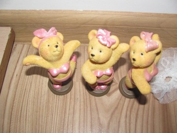 trzy misie baletnice miś TEDDIES figurki