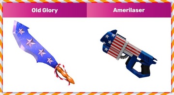 Roblox Murder Mystery 2 - Old Glory set