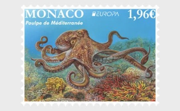 MONACO - fauna flora wodna CEPT znaczek 2024**