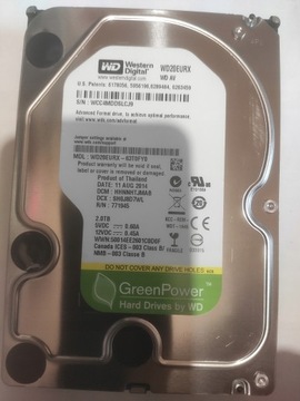 Dysk twardy WD IntelliPower 2TB SATA II 3,5"