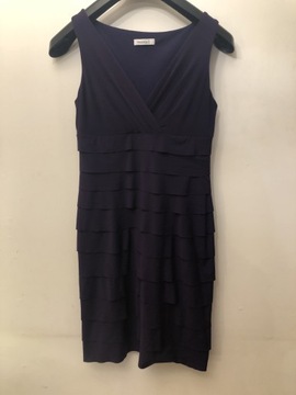 Fioletowa sukienka koktajlowa r.36 C&A