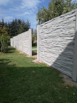Ogrodzenia betonowe płyty betonowe 