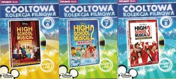x High School Musical 1+2+3 3xDVD lektor PL 