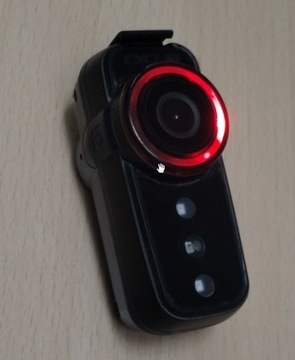 Lampka rowerowa z kamerą HD, wideorejestrator rowerowy